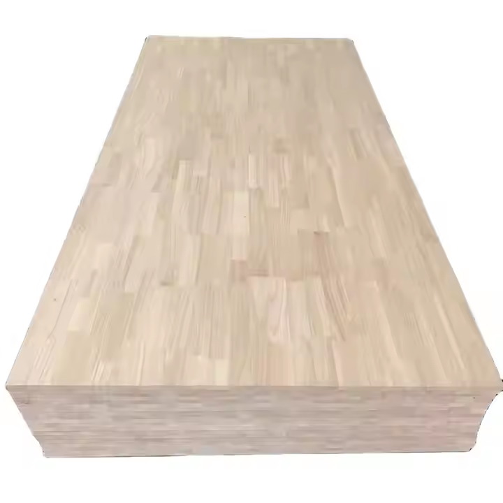 Solid Wood Panel Rubber Wood